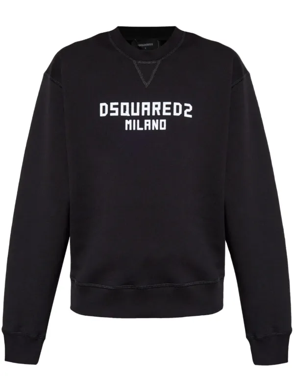 DSQUARED2 プリント スウェットシャツ | ブラック | FARFETCH JP