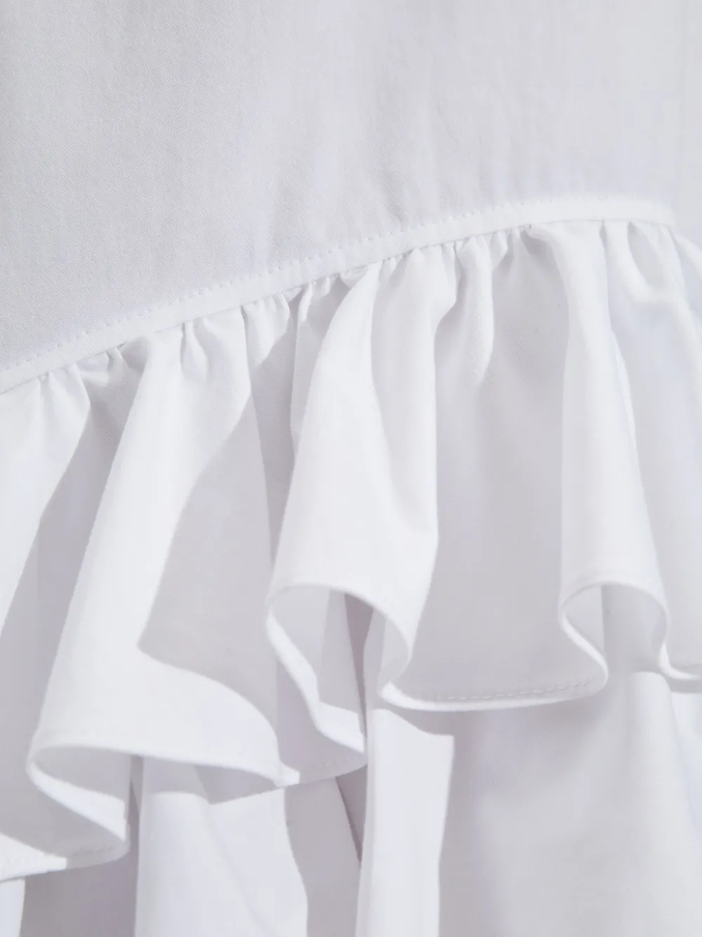 Moschino Jurk met ruches Wit