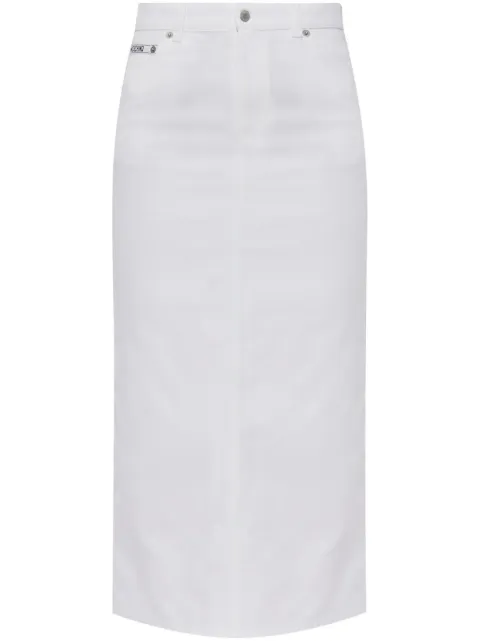 Moschino denim midi skirt
