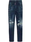 DSQUARED2 distressed straight jeans - Blue