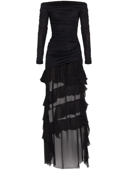 Robe courte à épaules dénudées - Blumarine - Modalova