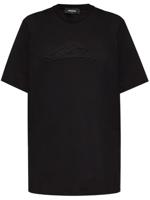Robe en coton à manches courtes - DSQUARED2 - Modalova