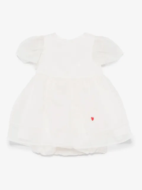 Simonetta embroidered-detail dress