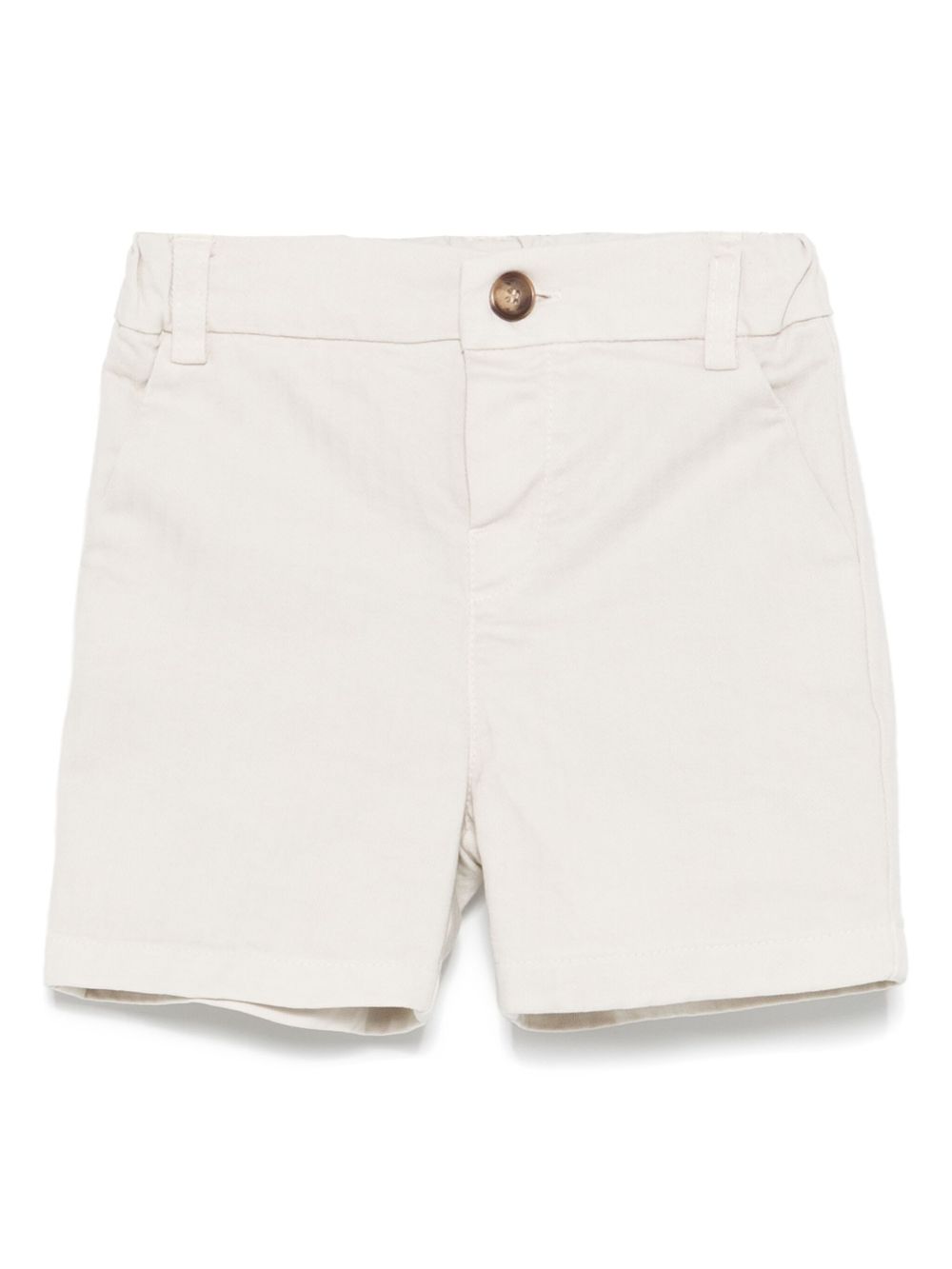 ETRO KIDS herringbone-pattern shorts - Neutrals