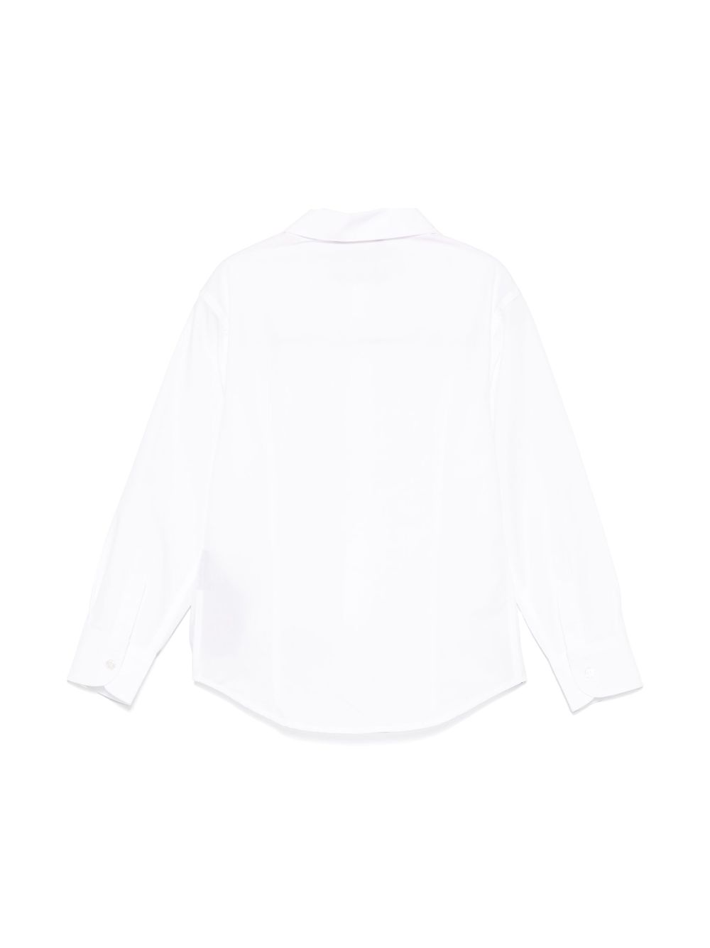 Balmain Kids Shirt met geborduurd logo - Wit