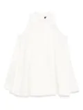 Balmain Kids patterned-jacquard dress - White
