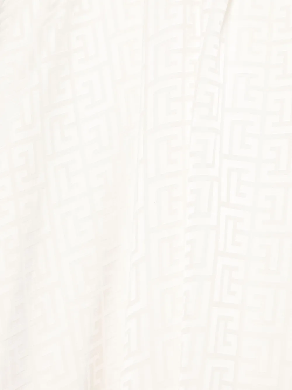 Balmain Kids Jurk met jacquard Wit