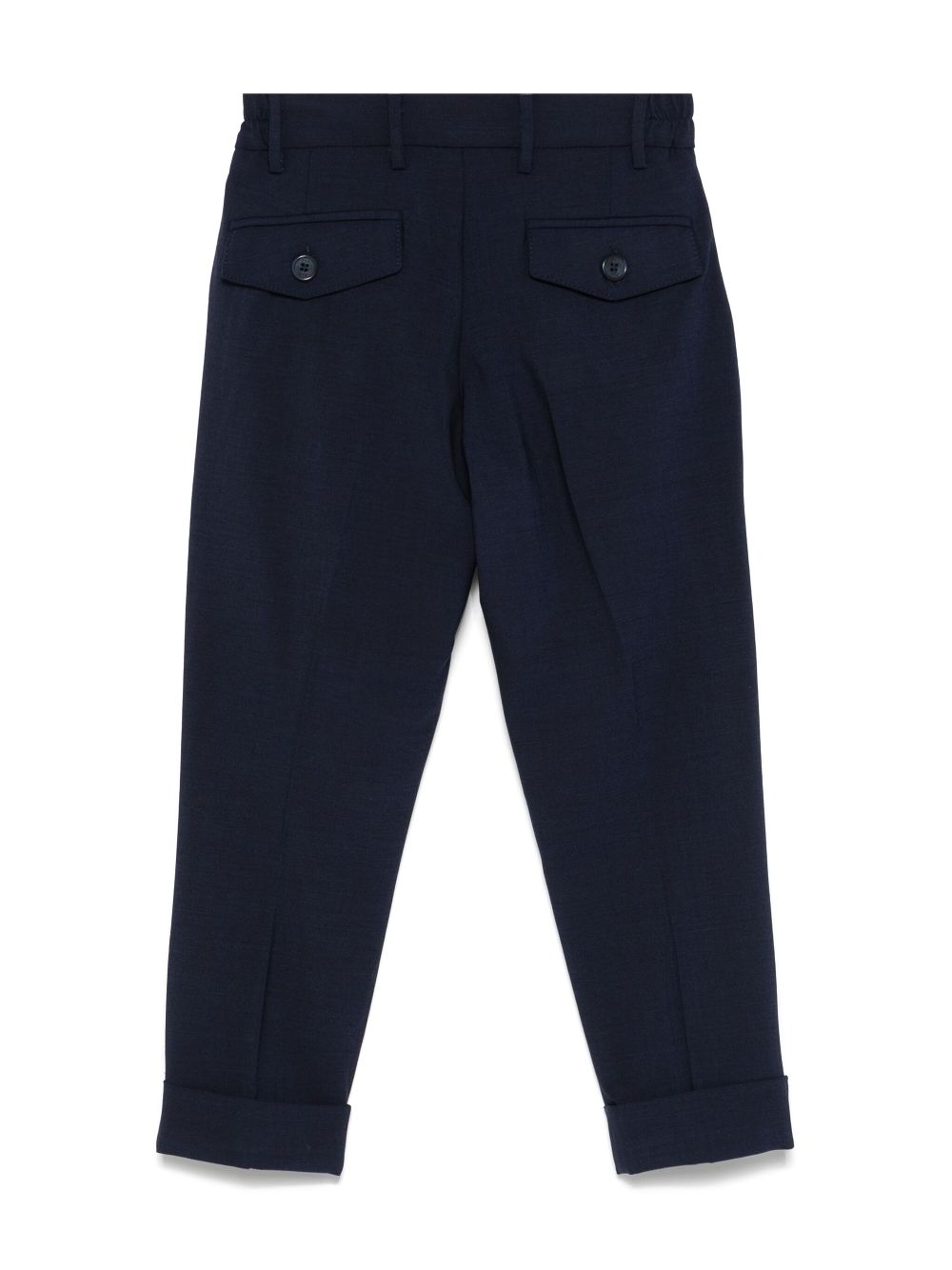 Fay Kids pleat-detailing trousers - Blue