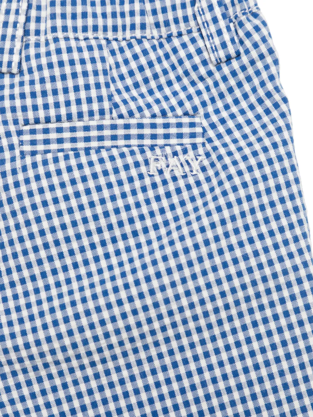 FAY GINGHAM-CHECK SHORTS