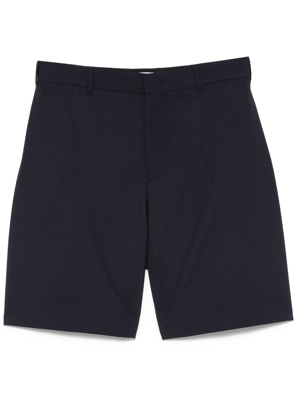 MSGM pleat-detail shorts - Blue