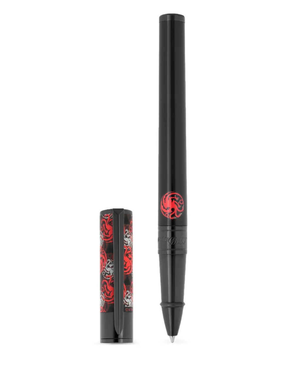 St Dupont X Game Of Thrones D Initial Pen In Schwarz