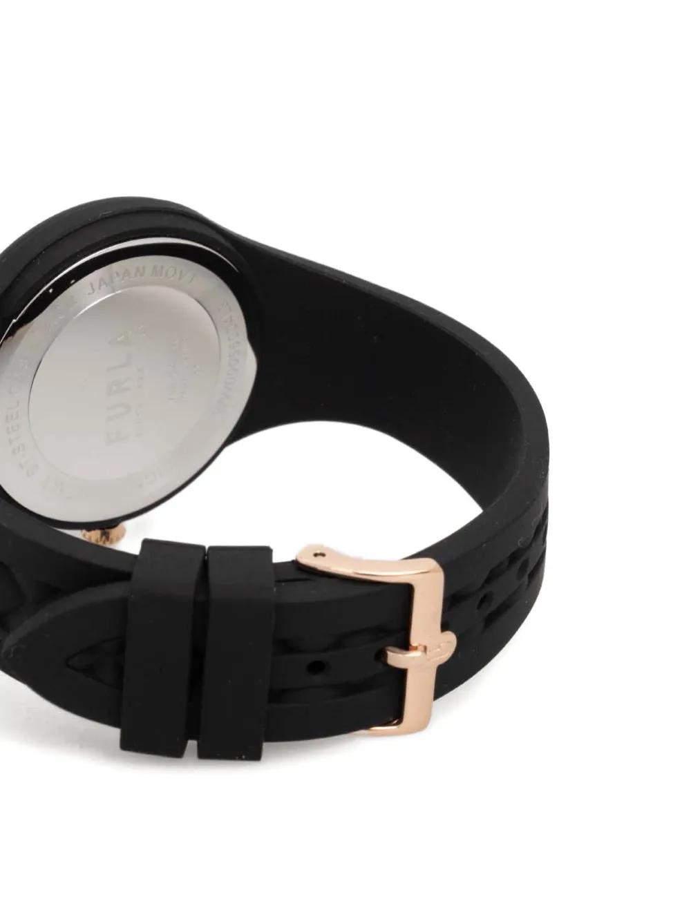  Furla Reloj Black Patterned De 34 Mm - Negro 