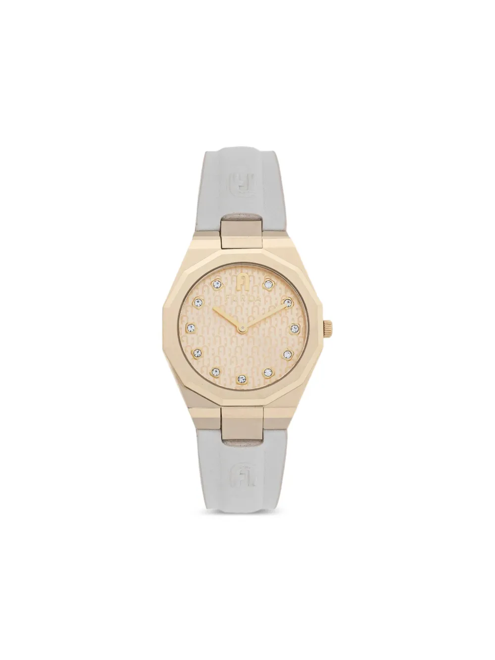 Furla octagonal steel 30mm | Gold | Image 1