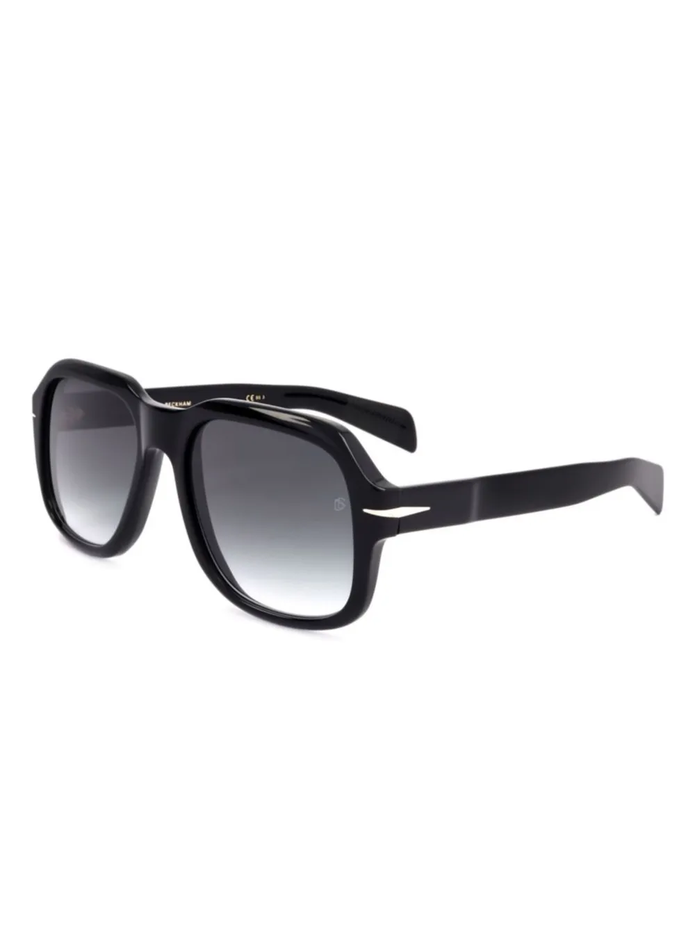 Eyewear by David Beckham Zonnebril met oversized montuur - Zwart