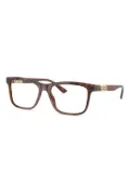 Versace Eyewear square-frame glasses - Brown