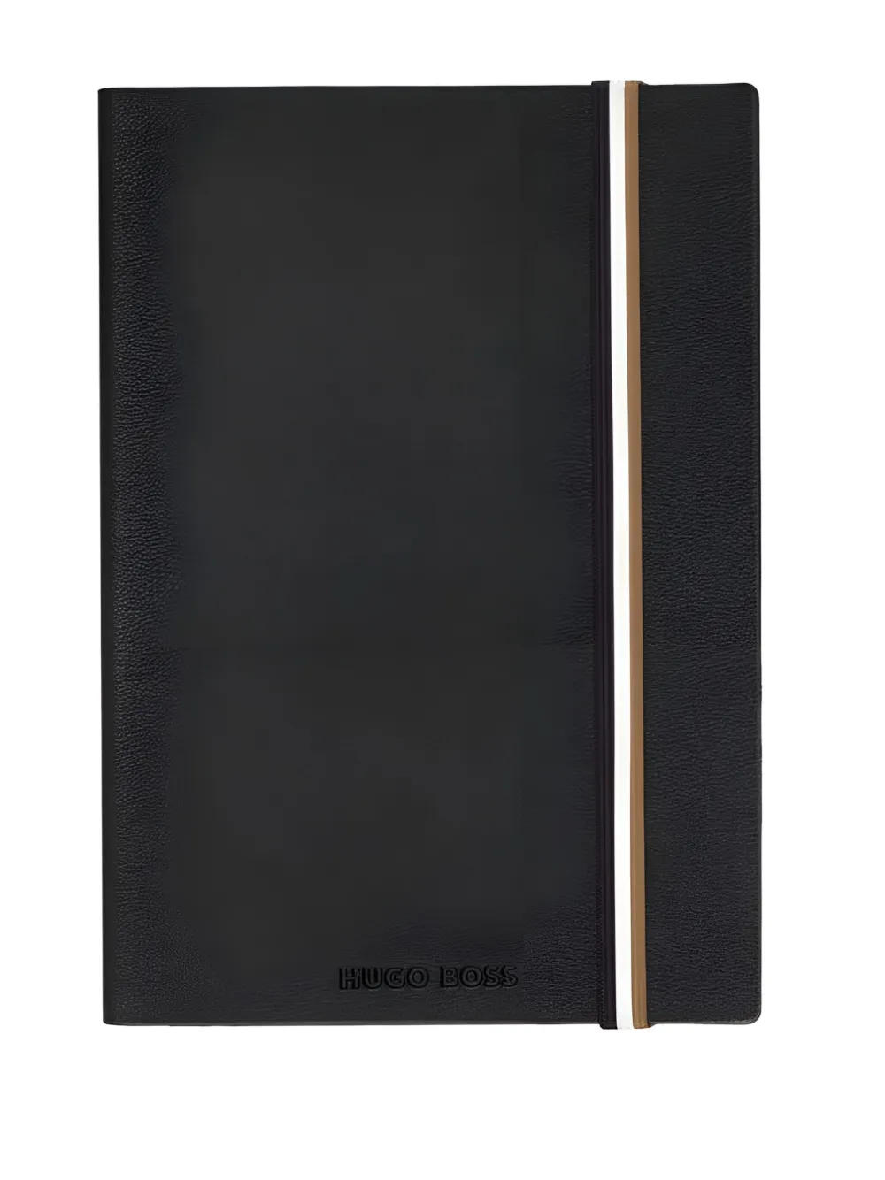 Hugo Boss Iconic Notebook And Fountain Pen Set In Black