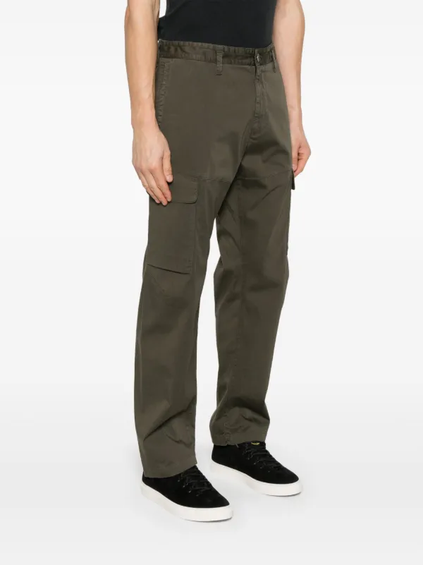 Stone Island コンパスバッジ パンツ | グリーン | FARFETCH JP