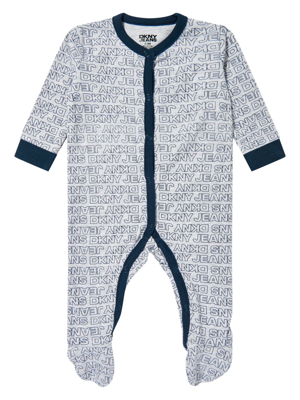 Dkny Kids Babypakje met logoprint - Blauw