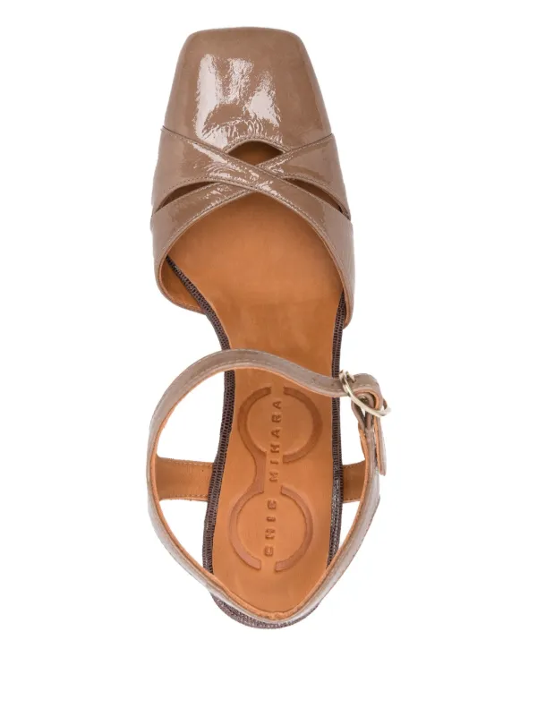 Chie Mihara Zapatos Oidina Con Tacón De 85 Mm Marrón FARFETCH ES