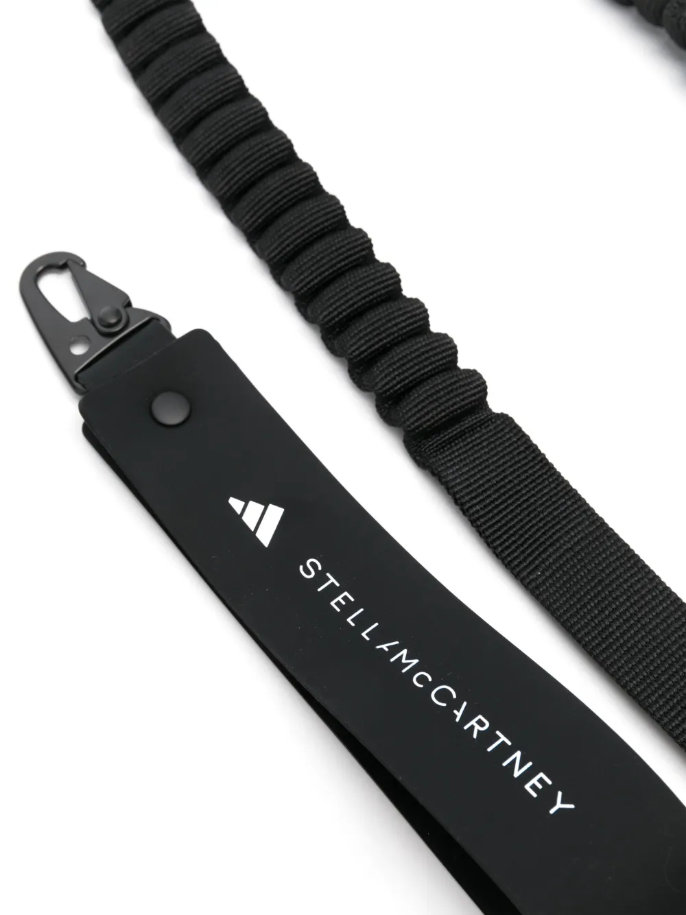 adidas by Stella McCartney raised-logo lanyard - Zwart