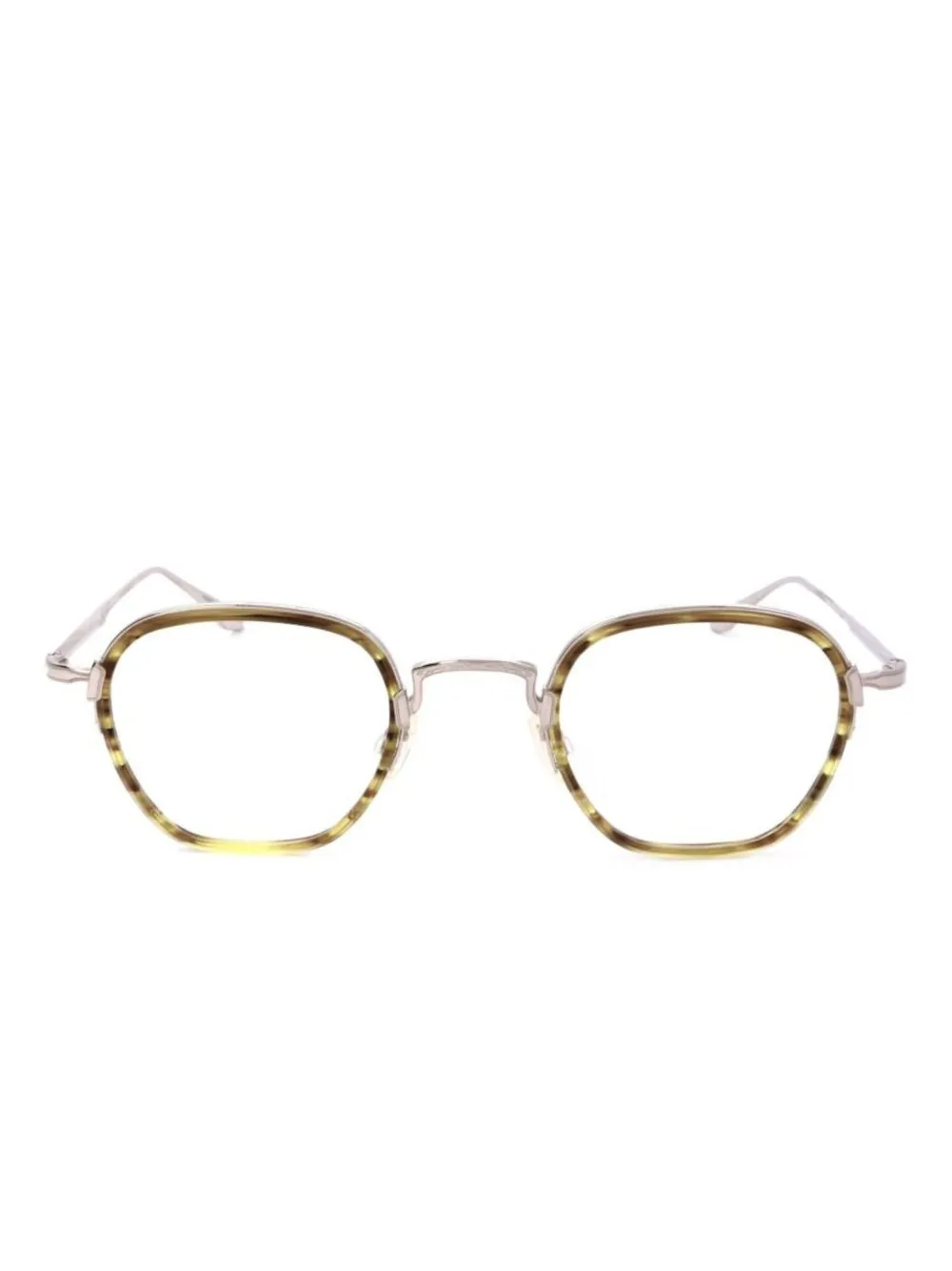 Barton Perreira round-frame glasses | Green | Image 1