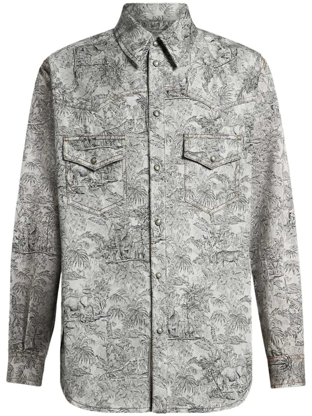 linen denim shirt jacket