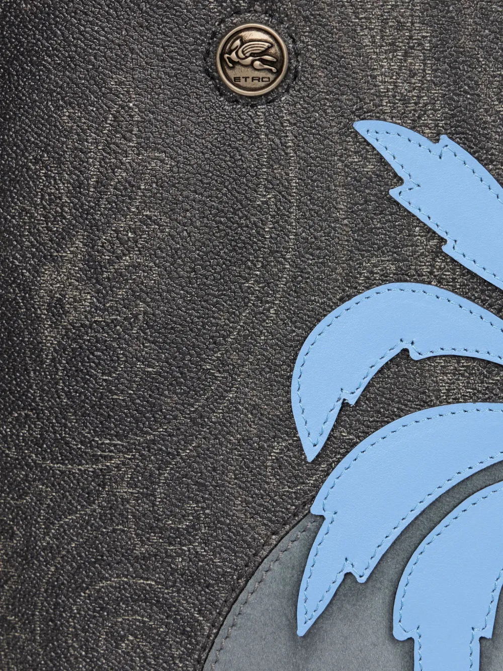 ETRO Shopper met paisley-print Zwart