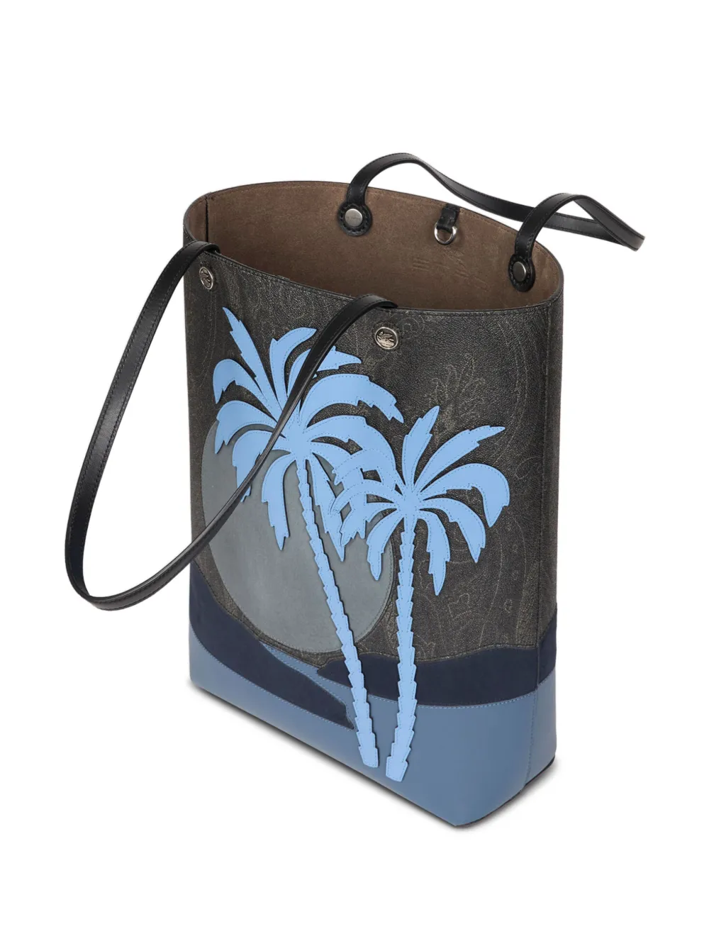 ETRO Shopper met paisley-print Zwart