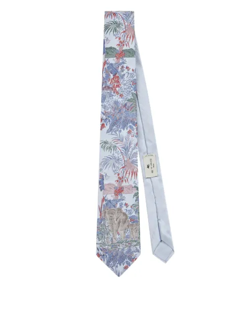 ETRO corbata con motivo en jacquard