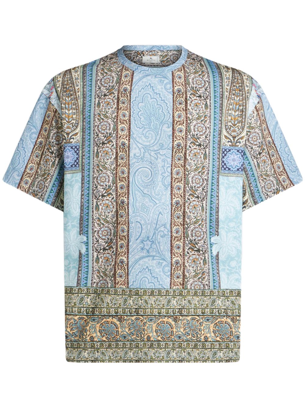 ETRO abstract print t-shirt - Blue