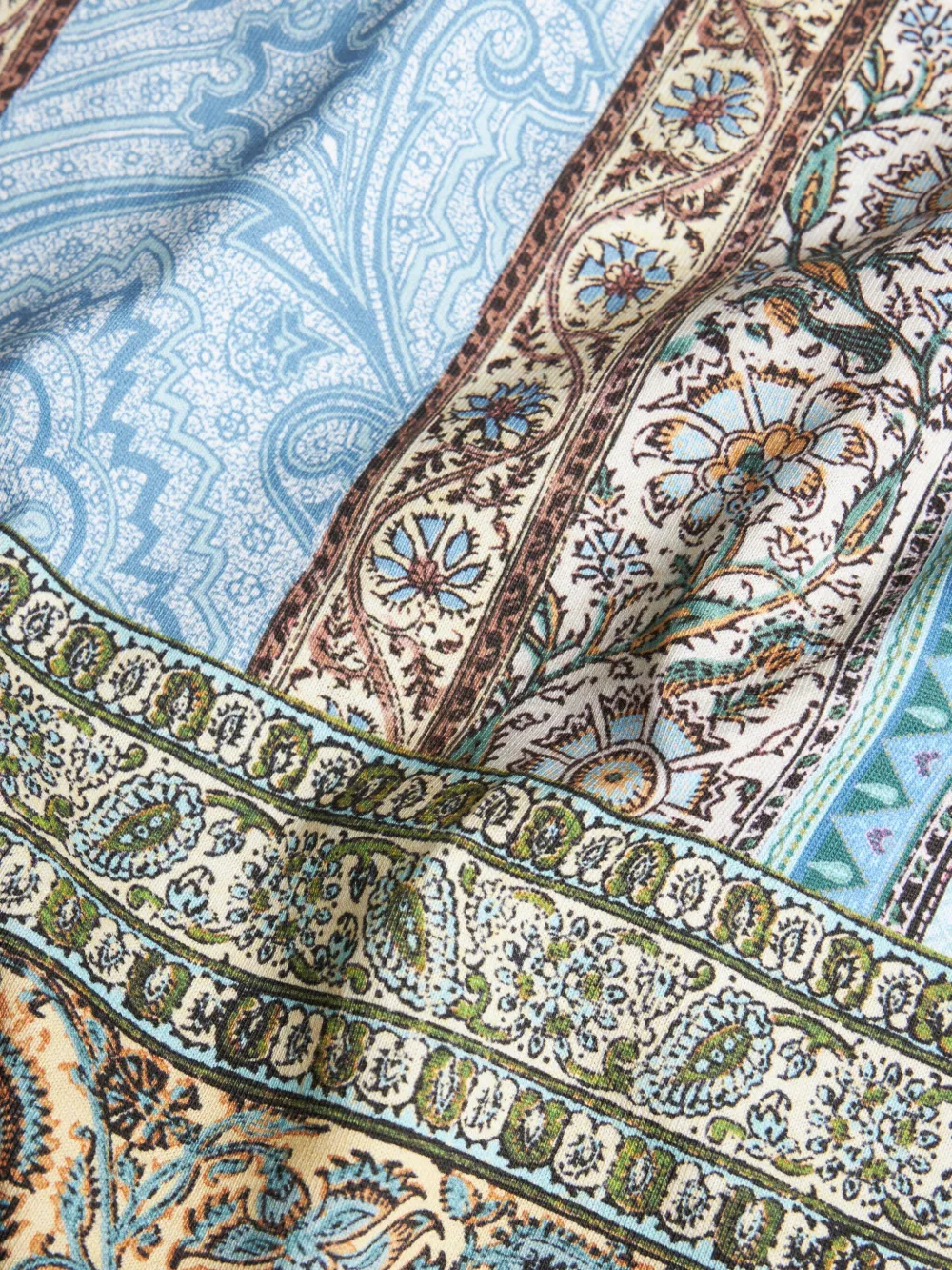 ETRO T-shirt met abstracte print Blauw