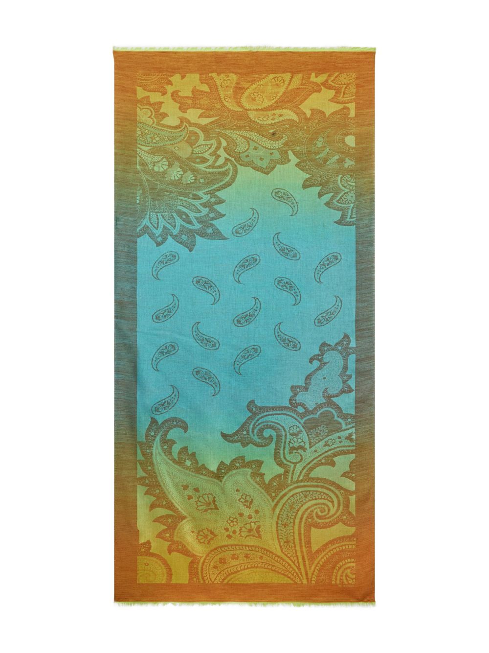 ETRO graphic-print scarf - Orange