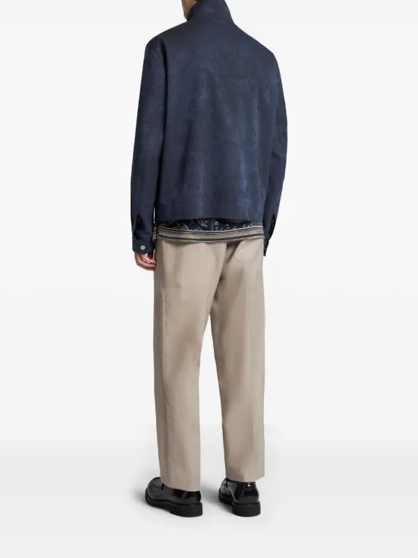 ETRO Jacquard Bomber Jacket | Blue | FARFETCH BH