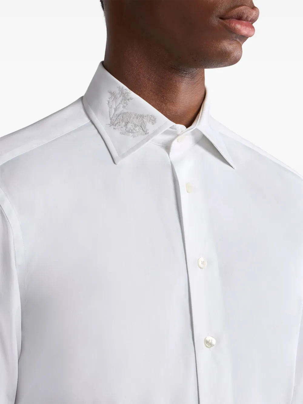 ETRO Katoenen overhemd Wit