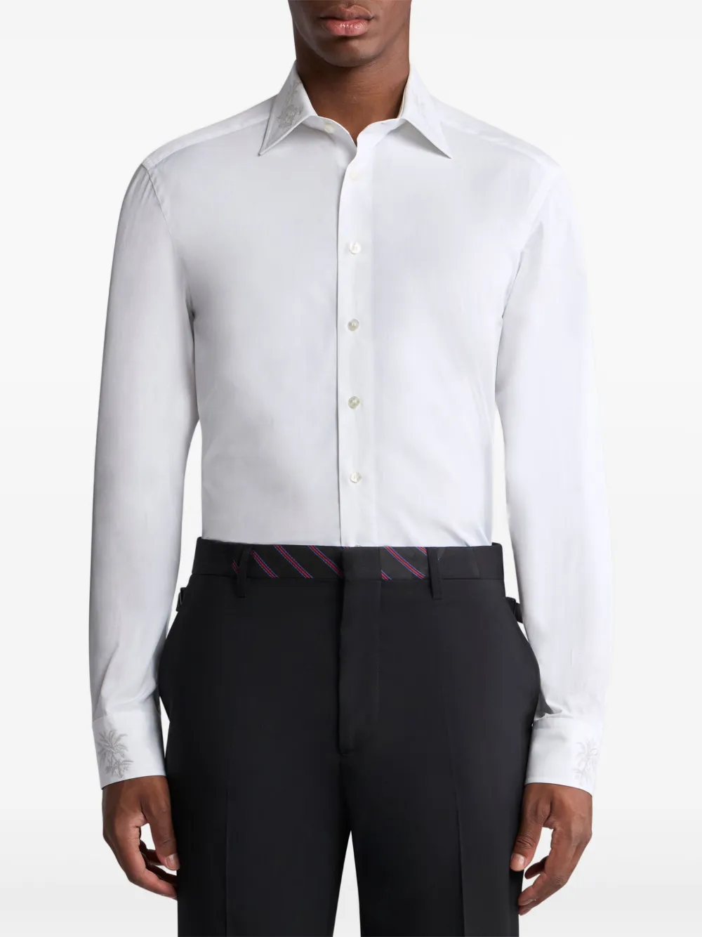 ETRO Katoenen overhemd Wit