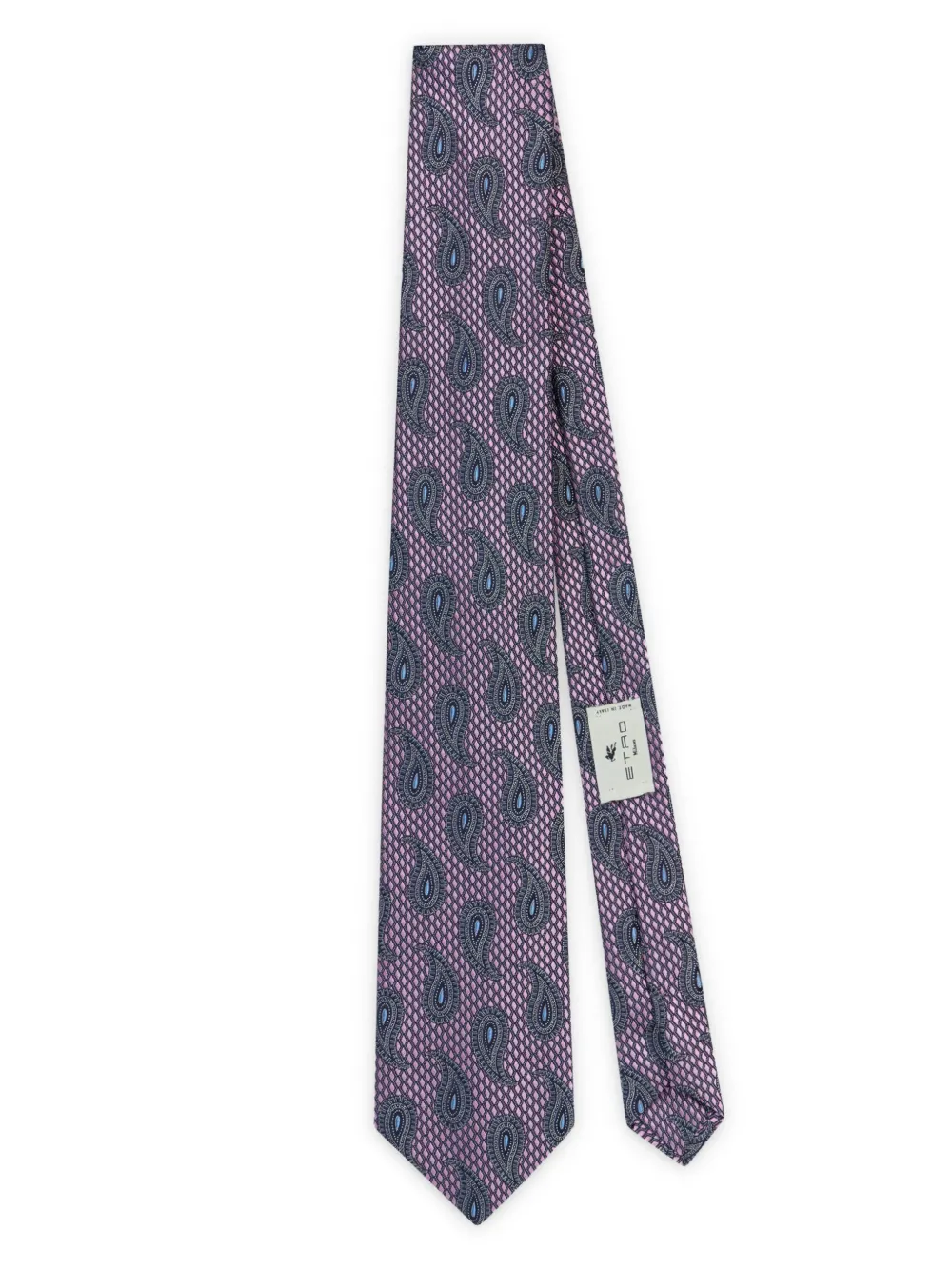 ETRO corbata con estampado de cachemira | morado | Image 1