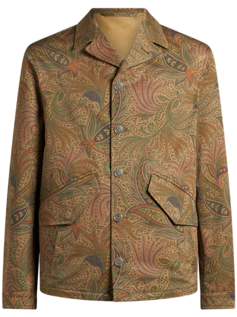 ETRO Balmacaan overshirt