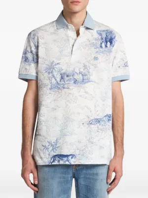 SALE⭐️エトロ　シルクポロ(水色) SALE⭐️エトロ シルクポロ(水色) Etro（エトロ）メンズ