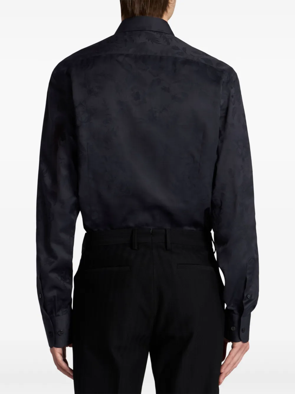 ETRO Overhemd met jacquard Zwart