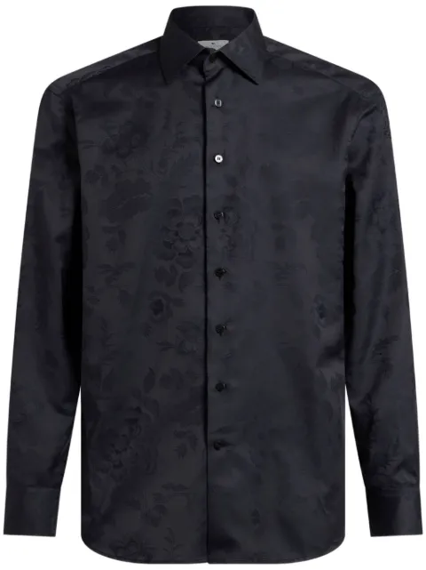 ETRO camisa con motivo en jacquard