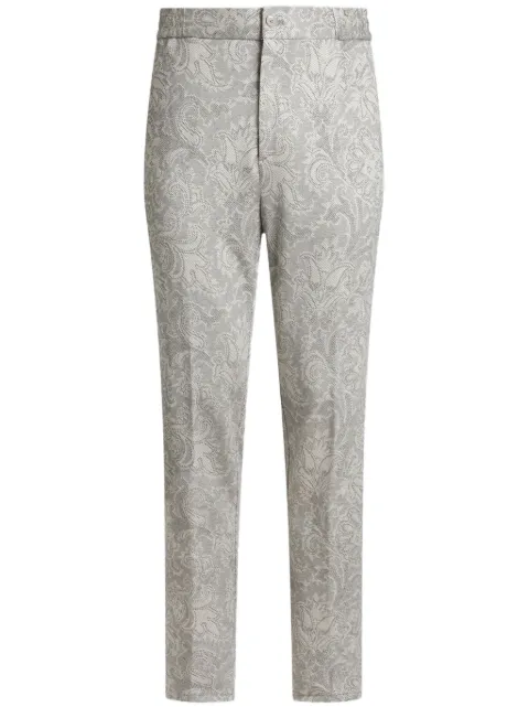 ETRO jacquard trousers