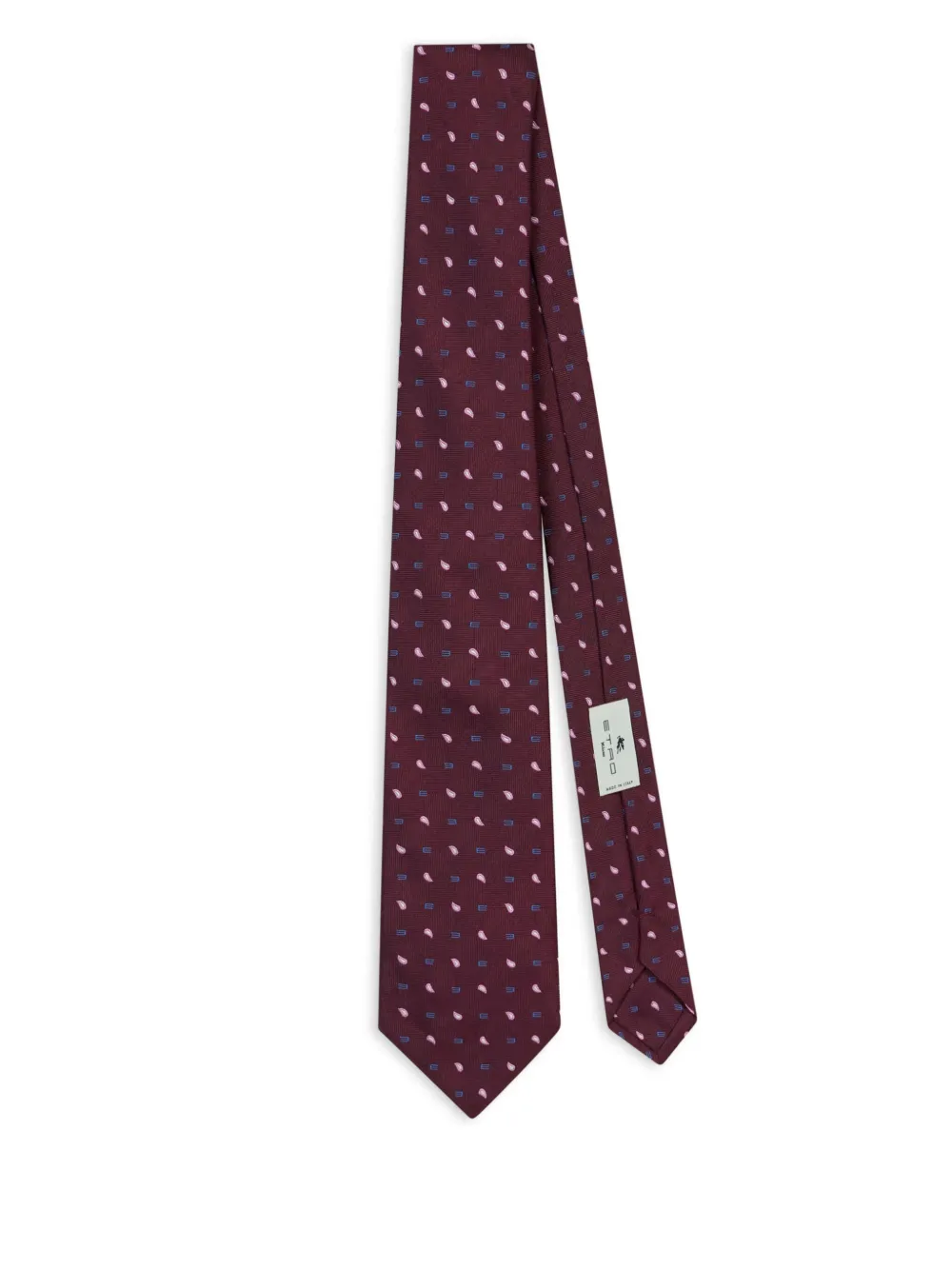 ETRO ペイズリー ネクタイ - レッド ETRO ペイズリー ネクタイ - レッド