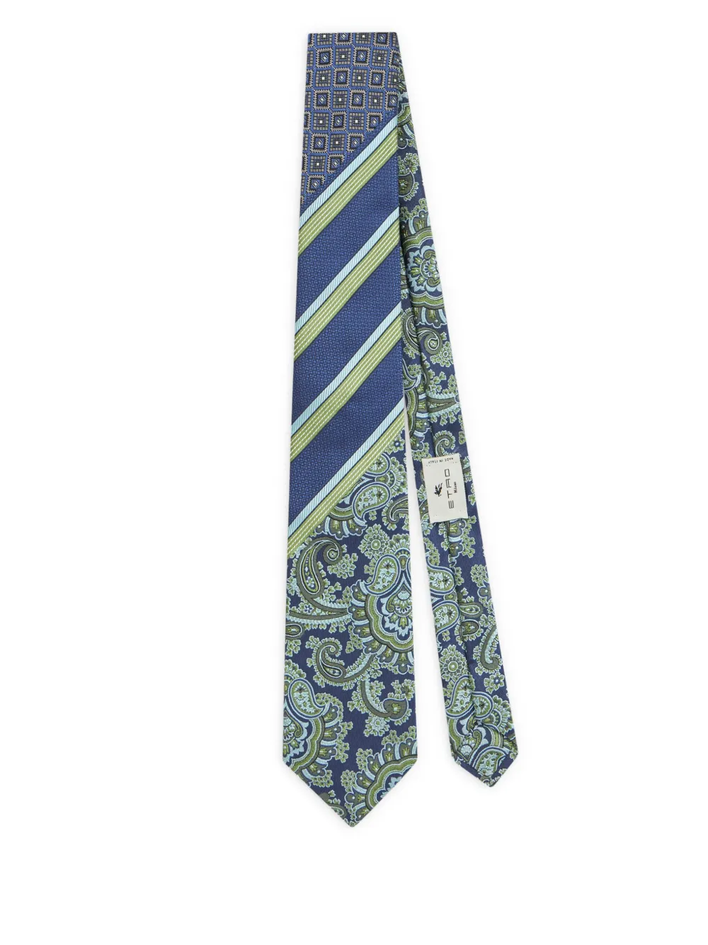 ETRO corbata con estampado patchwork | azul | Image 1