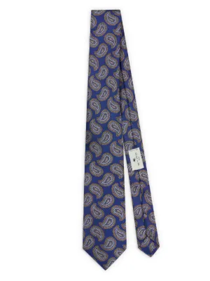 ETRO ペイズリーストライプ シルクネクタイ | パープル | FARFETCH JP