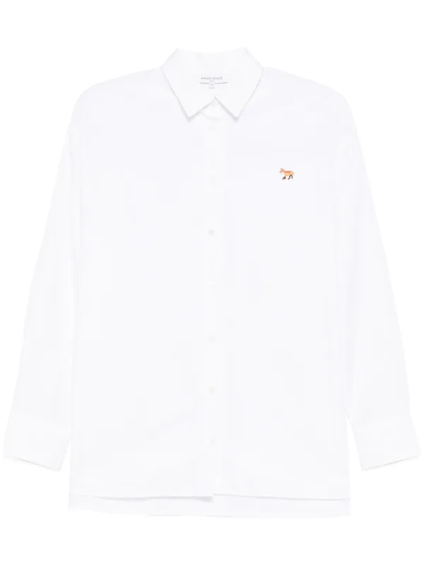 MAISON KITSUNÉ 白 長袖シャツ 38 27805000_57506649_600.jpg