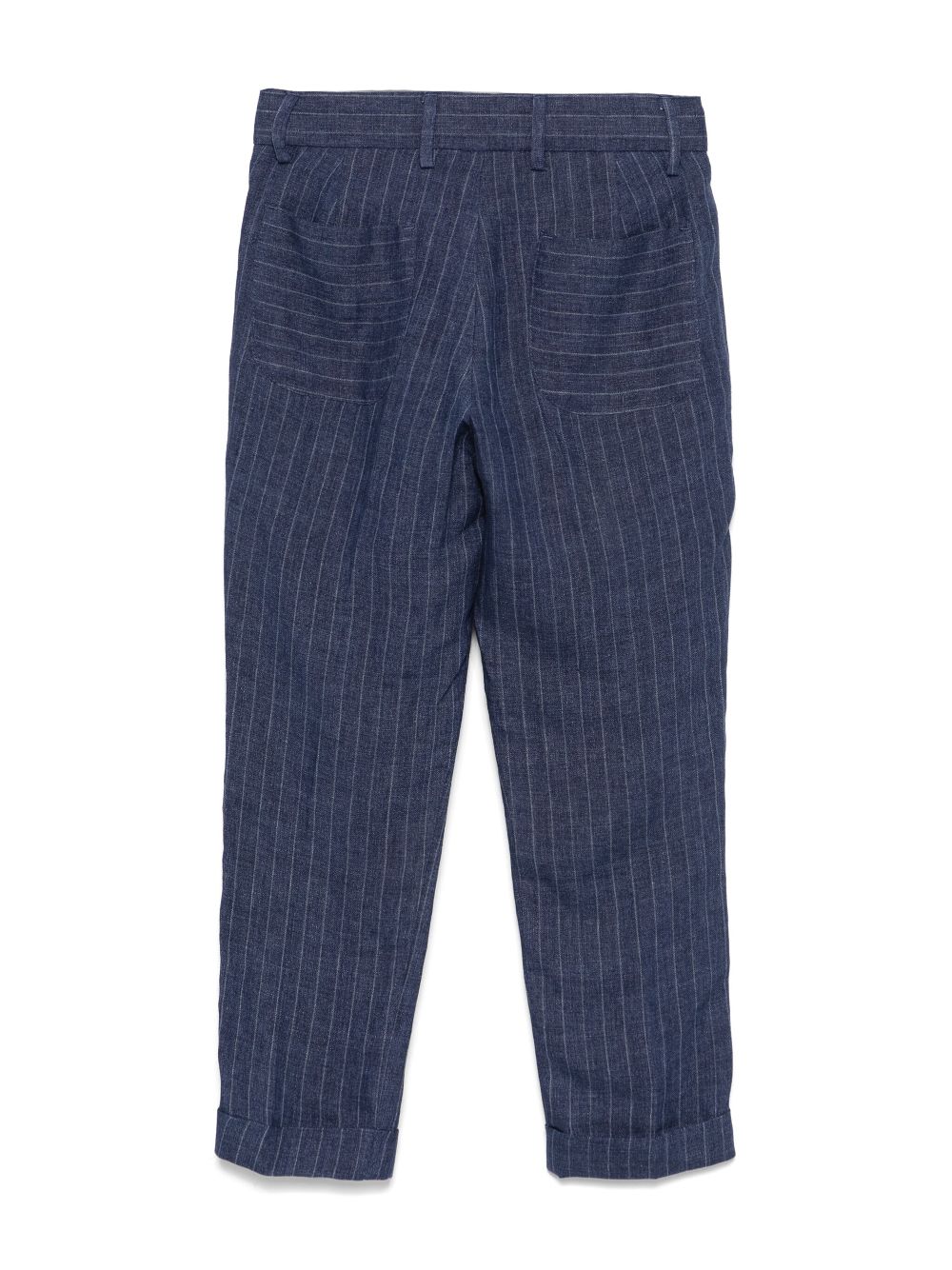 Fay Kids pinstriped trousers - Blue