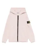 Stone Island Junior Compass-badge hoodie - Pink