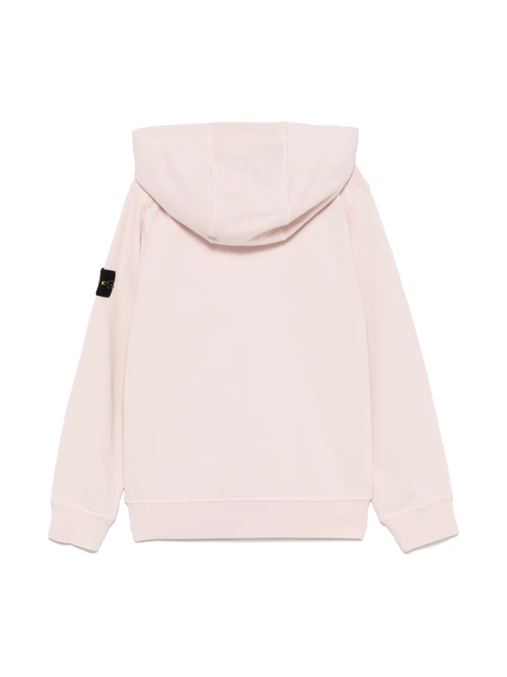 Stone Island Junior Hoodie met Compass-logopatch - Roze