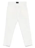 Fay Kids gabardine-weave chinos - White