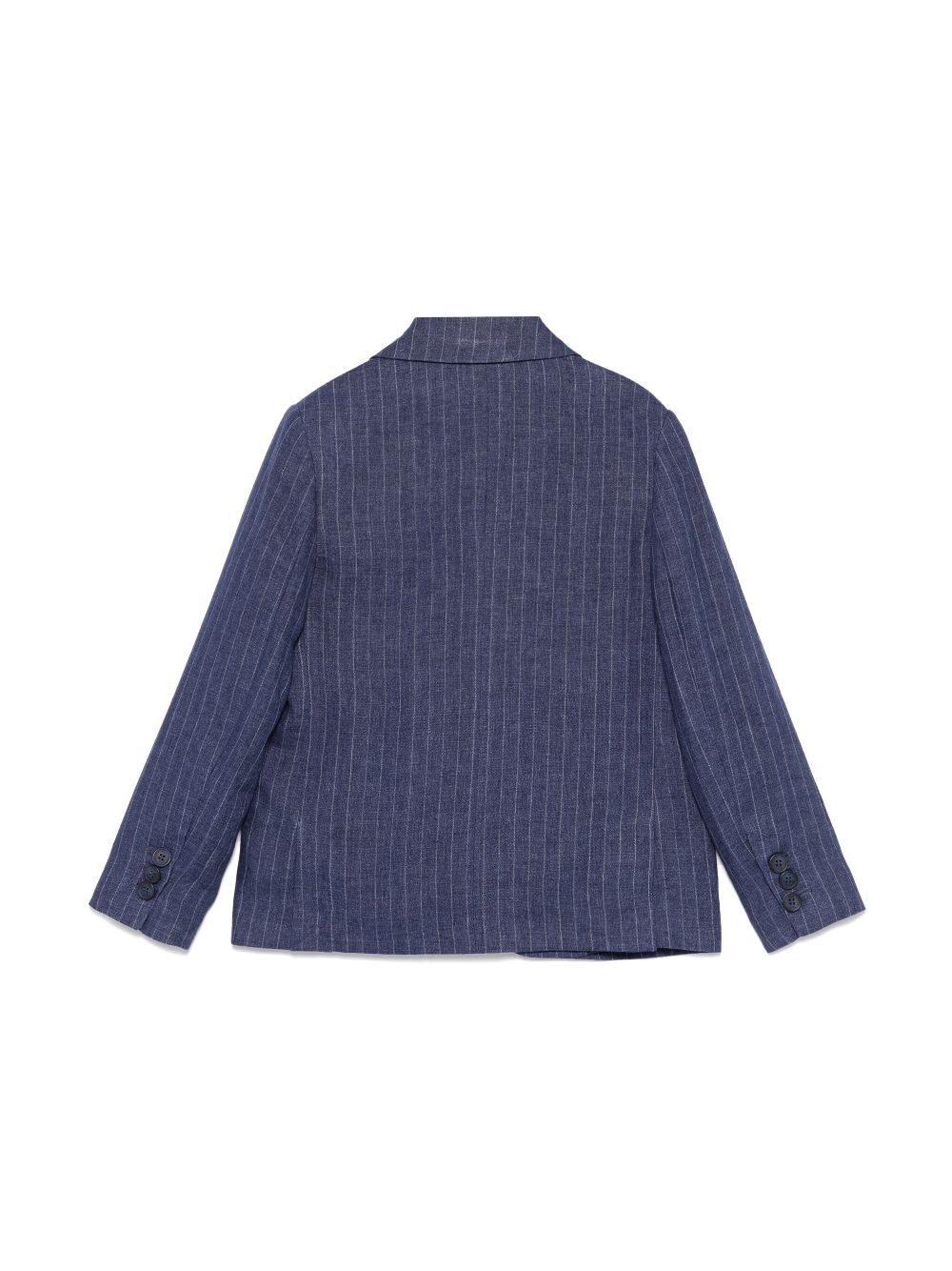 Fay Kids Blazer met krijtstreep - Blauw